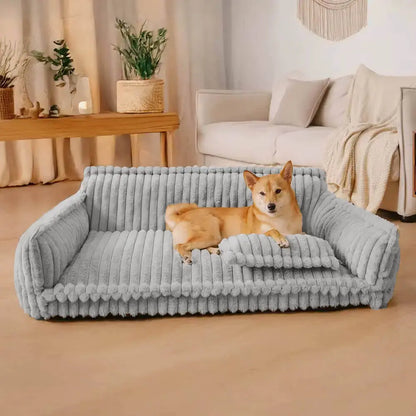 MrFluffyFriend - Hellgraues Hundesofa