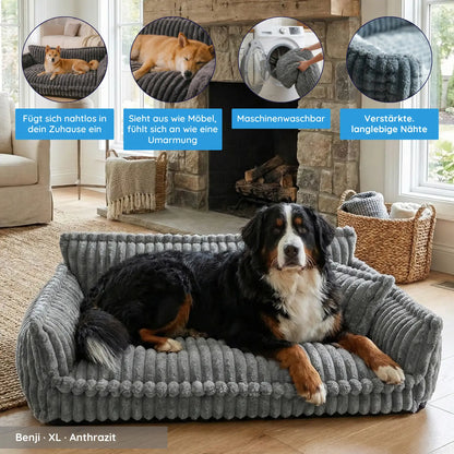 MrFluffyFriend® - Orthopädisches Hundesofa für Gelenke